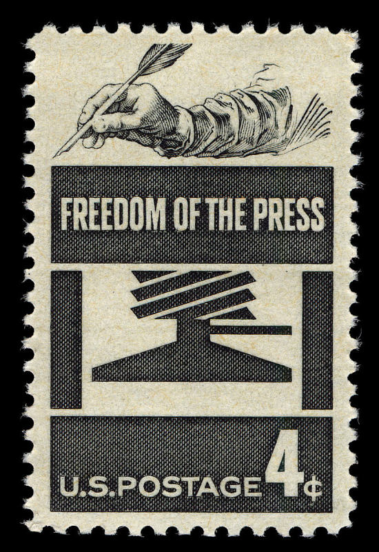 Freedom Of the Press Stamp