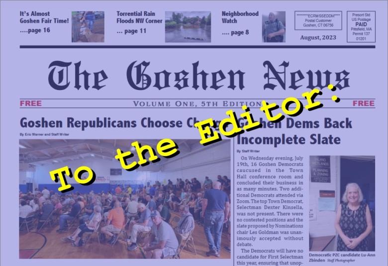The Goshen News - Staff Photo - Create Article